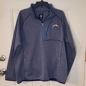 Women's LA Chargers Pull over Jacket.  NfL 2XL.  Brand new. Never worn.  No tag